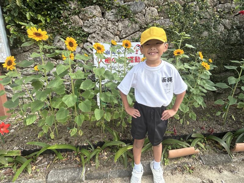 元気いっぱいの福田くん