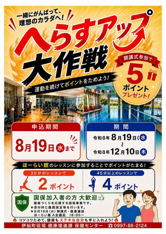 へらすあっぷ大作戦ポスター